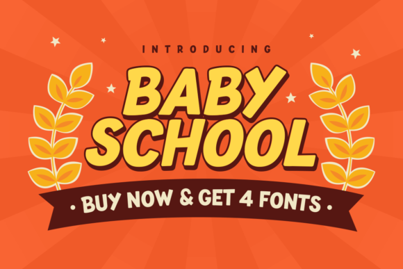 Baby School: A Unique Font for Creative Expression