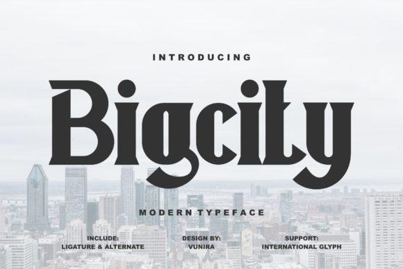 Bigcity Font: A Versatile Choice for Designers and Creators