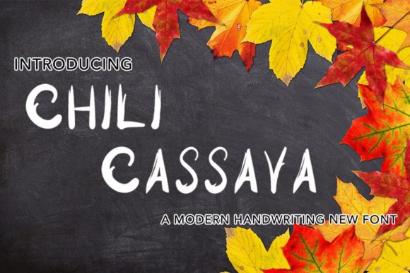 Chili Cassava: A Unique Display Font for Creative Expression