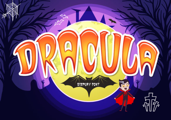 Dracula Font: A Bold and Authentic Display Font for Halloween-Themed Creations
