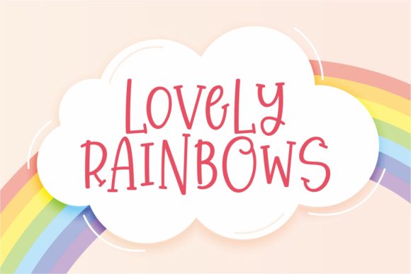Exploring the Versatility of the Lovely Rainbows Font