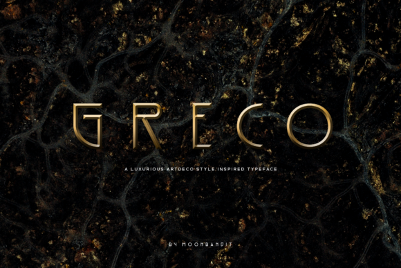 Greco: A Unique Display Font with Greek Influences for Creative and Professional Use
