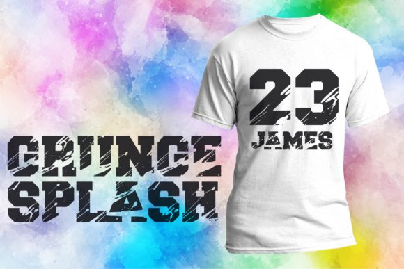 Grunge Splash: A Versatile Display Font for Headlines and Text