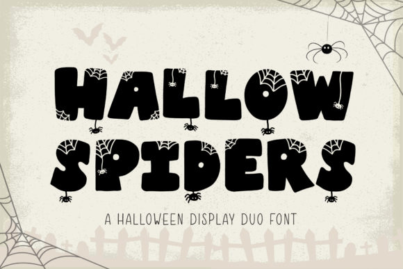 Hallow Spiders Display Font