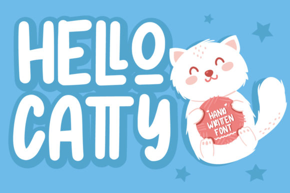 Hello Catty: A Whimsical Display Font for Creative Expression