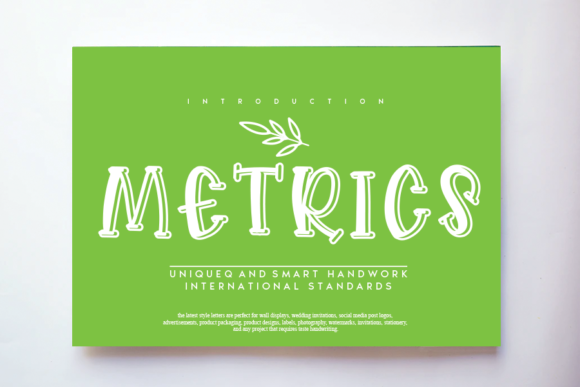 Make Your Designs Pop with Metrics Font