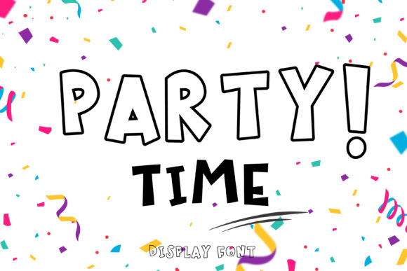 Party Time: A Bold and Versatile Display Font for Creative Projects