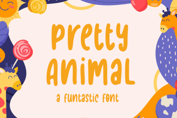 Pretty Animal: A Playful Font for Creative Expression