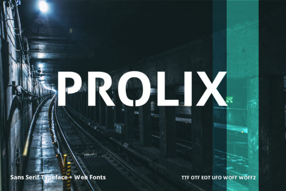 Prolix: A Strong and Minimal Display Font