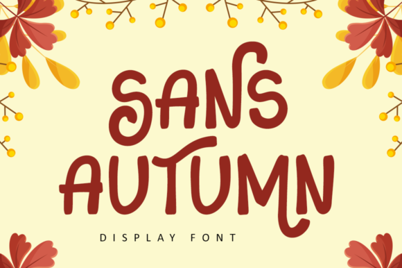 Sans Autumn Font: A Playful Touch for Creative Projects