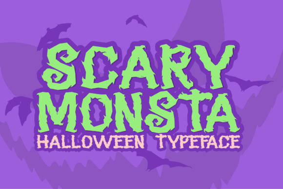 Scary Monsta Font for Halloween Creations