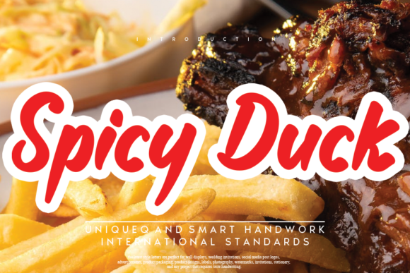 Spicy Duck Font Adds Joy to Design
