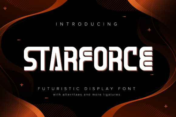 Starforce: A Modern Display Font for Bold Design Statements