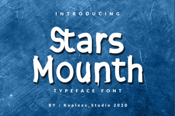 Stars Mounth: A Playful Font for Creative Expression