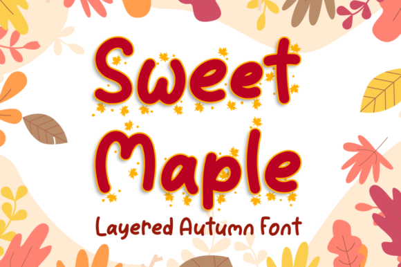 Sweet Maple: A Joyful Display Font for Creative Designs