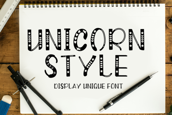 Unicorn Style: A Playful Font for Creative Expression